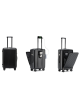 Carry-on Luggage PC Hardside Rolling Suitcase with Spinner Wheel TSA Lock - Black