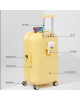 Carry-on Ice Cream Luggage PC Hardside Rolling Suitcase with Spinner Wheel TSA Lock 