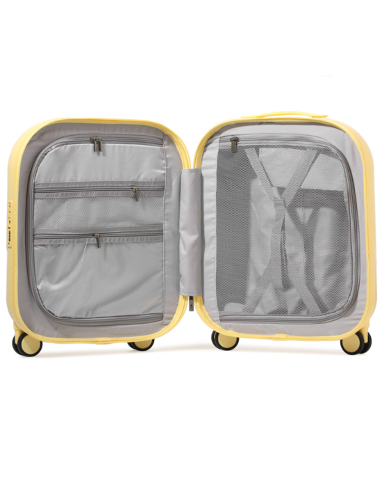 Carry-on Ice Cream Luggage PC Hardside Rolling Suitcase with Spinner Wheel TSA Lock 