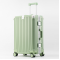 Carry On Luggage PC+ABS Aluminum Frame Zipperless Luggage Hard Shell Suitcase - Green