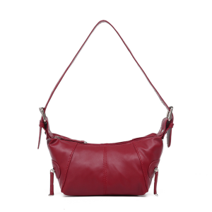 Women's Hobo Y2K PU Leather Single Strap Medium Shoulder Handbag