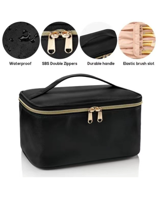 Waterproof Travel Makeup Bag Cosmetics Organizer Toiletry Bag Case 