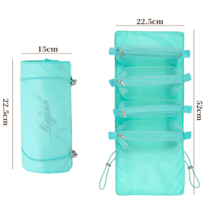 4 In 1 Roll Up Removable Storage Makeup Bag