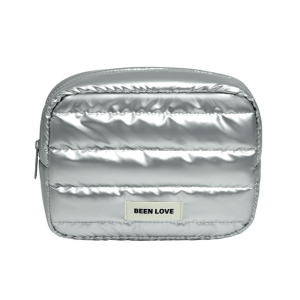 Puffy Quilted Travel Makeup Bags Toiletry Organizer Pouch Storage