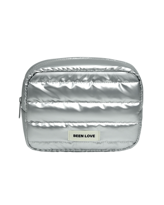 Puffy Quilted Travel Makeup Bags Toiletry Organizer Pouch Storage