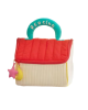 Adorable Cute Cartoon Puffy Red Club House Plush Travel Makeup Bags 