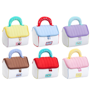 Adorable Cute Cartoon Puffy House Plush Travel Makeup Bags 