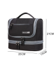 Dry and Wet Separation Water-resistant Makeup Cosmetic Bag Travel Toiletry Bag with Hanging Hook