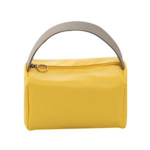 PU Leather Waterproof Makeup Bag with Handle