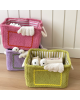 2 Pcs Monster Storage Baskets Plush Fabric