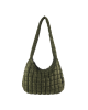 Large Puffer Tote Bag for Women Quilted Crossbody Hobo Bag - Army Green