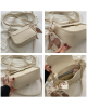 Clutch Tote Handbags with Silk Scarf