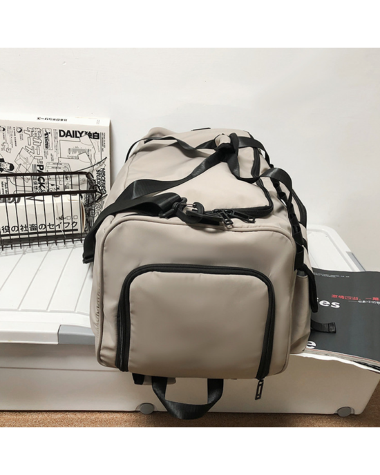 Overnight Training Sports Gym Bag with Shoes Compartment - Army Green