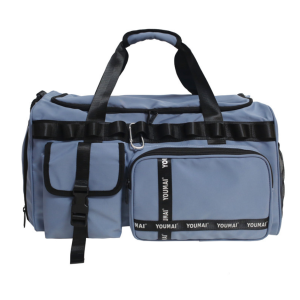 Overnight Training Sports Gym Bag with Shoes Compartment - Blue