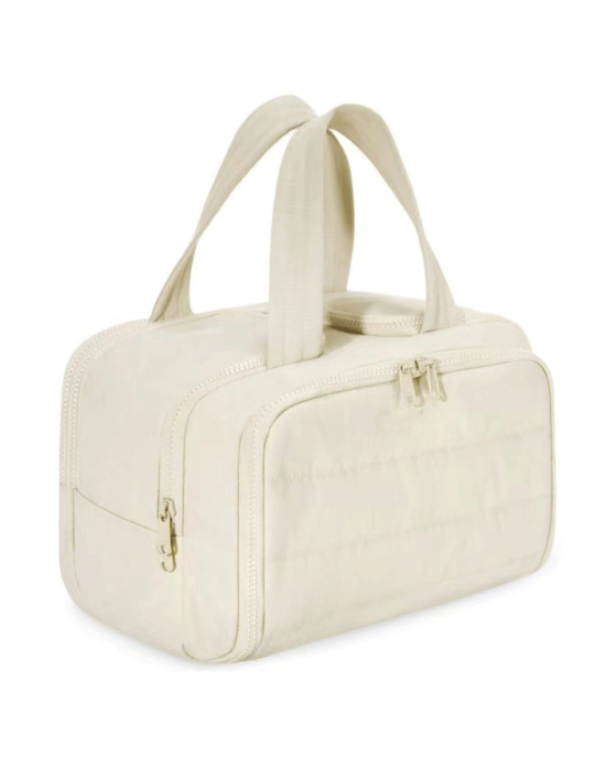 Puffy Travel Toiletry Lightweight Large Wide-open Makeup Bag for Women