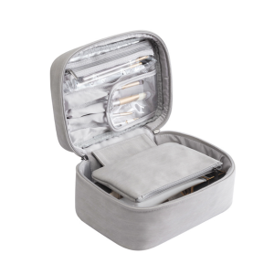 2 in 1 Makeup Waterproof Cosmetic Bag Organizer