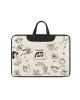 13-16 inch Laptop Case Bag with Handle - Crayon Shin-chan Black