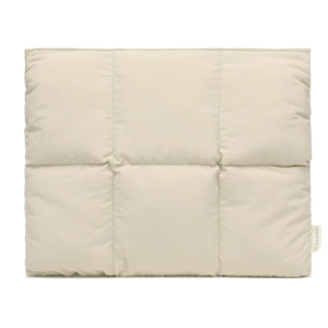 14-16 Inch Comfyable Puffy Quilted Laptop Sleeve Carrying Pillow Case - Beige