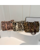 Women Ladies Leopard Plush Shoulder Bag Large Tote Handbag