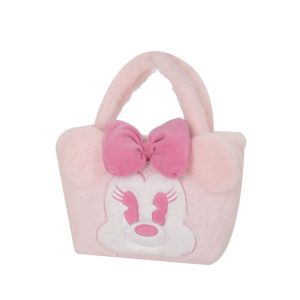 Minnie Mouse Fluffy Shoulder Handbag Tote Bag for Girl