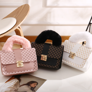 The Drop Diana Top Handle PU Leather Crossbody Bag