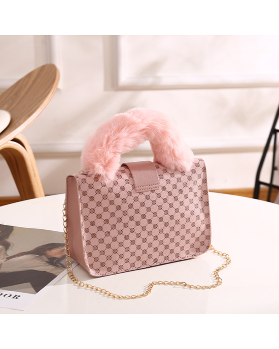 The Drop Diana Top Handle PU Leather Crossbody Bag