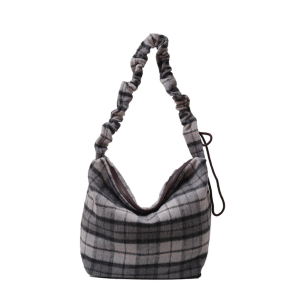 Large Women Ladies Faux Fur Plush Shoulder Tote Handbag Shopping Dating Bag - White