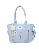 Girls Doll Anime Pin Display Ita Crossbody Shoulder Tote Bags - Blue