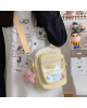 Ita Bag Kawaii Anime Pin Display Bag Crossbody Shoulder Bag - Yellow