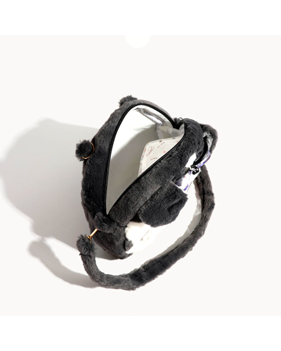 Plush Dog Backpack Shoulder Crosssbody Bag Cute Ita Bag 