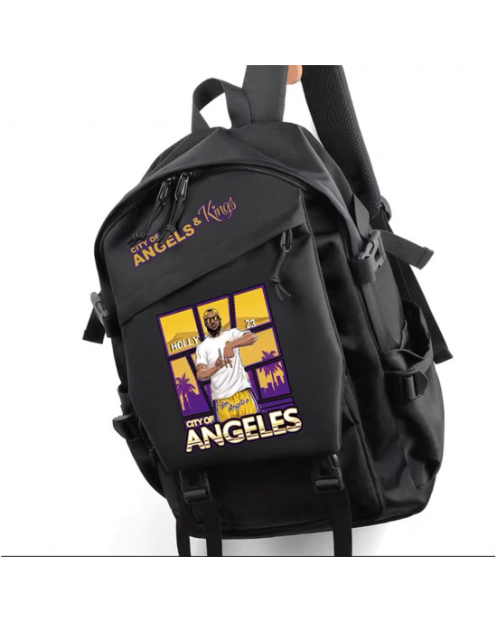 City of Angels & Kings Lebron James school Backpack