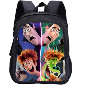 Hotel Transylvania Double Side Mirror Print Children's Schoolbag